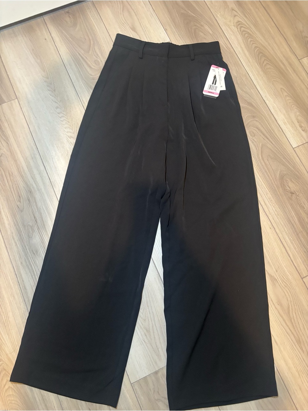 French Connection Black Wide-Leg Trousers